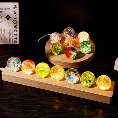 7-Color Glass Crystal Balls